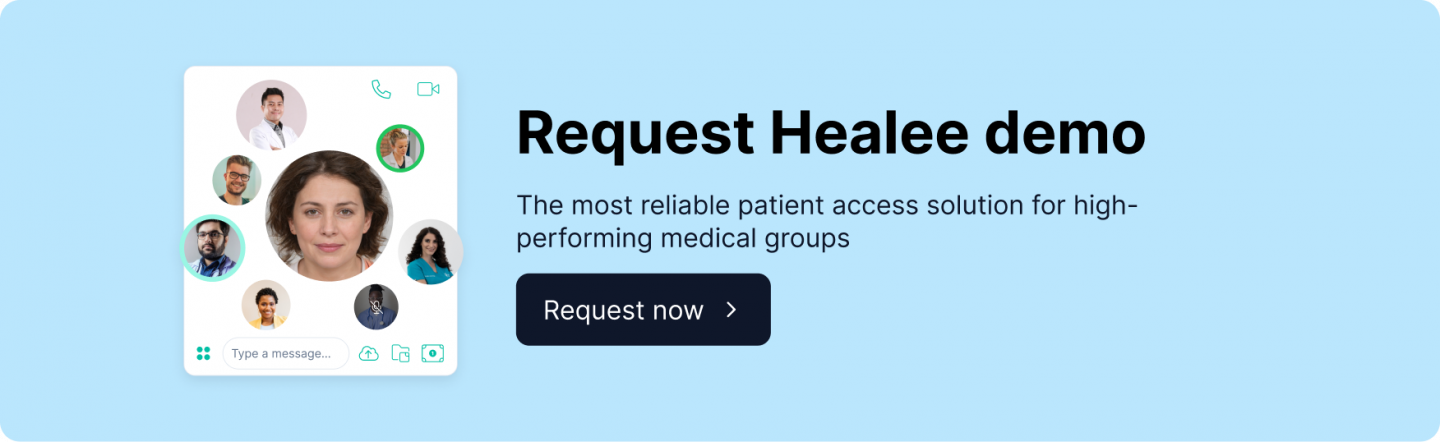 Request demo of Healee's personalized patient access solution