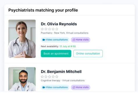 Automated patient-provider matching allows an autonomous and personalized self-scheduling